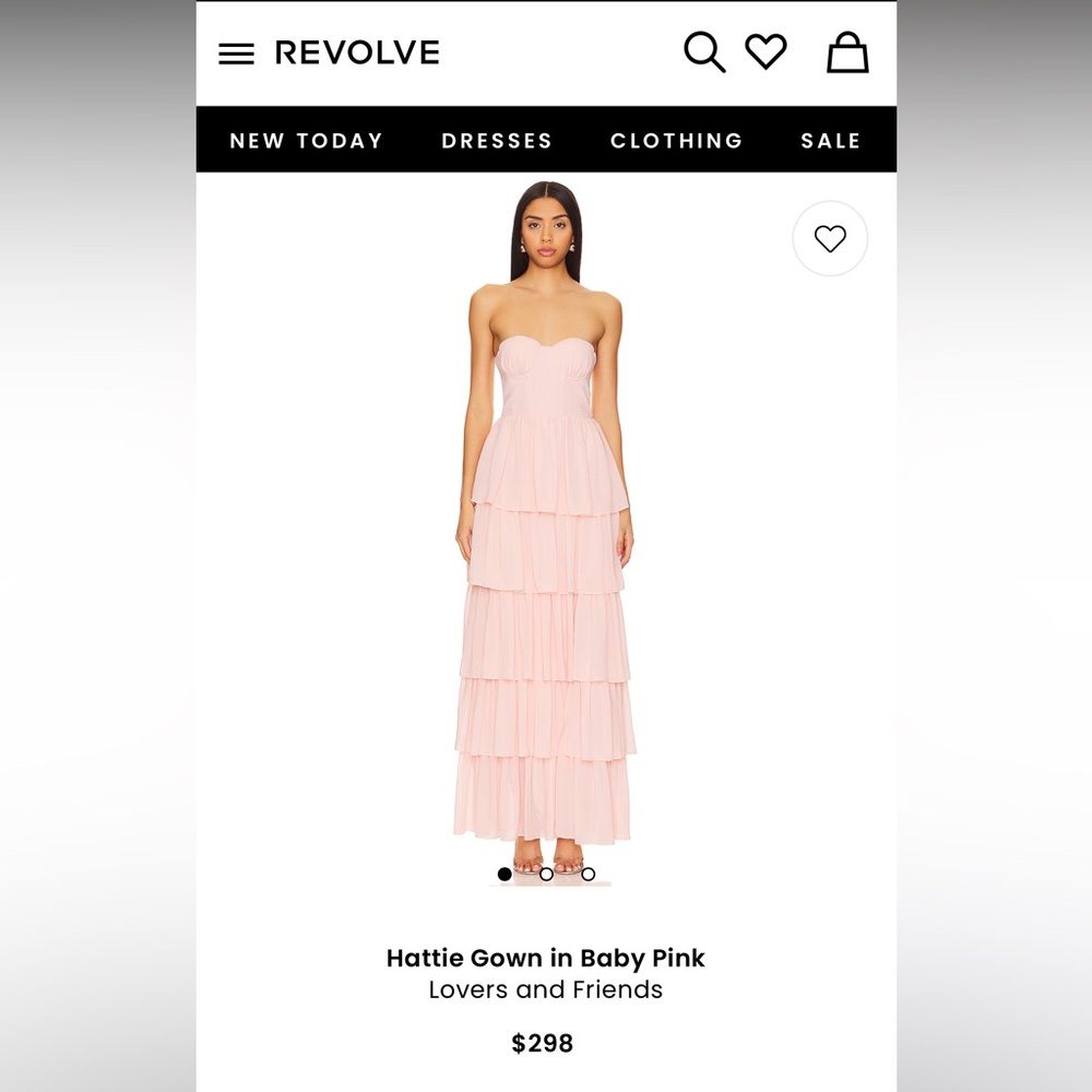 Lovers + Friends Hattie Gown - M